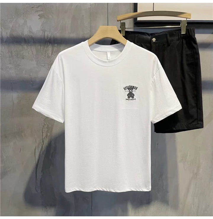 Dame T-shirt med højkvalitets og moderne grafisk tryk Stilla