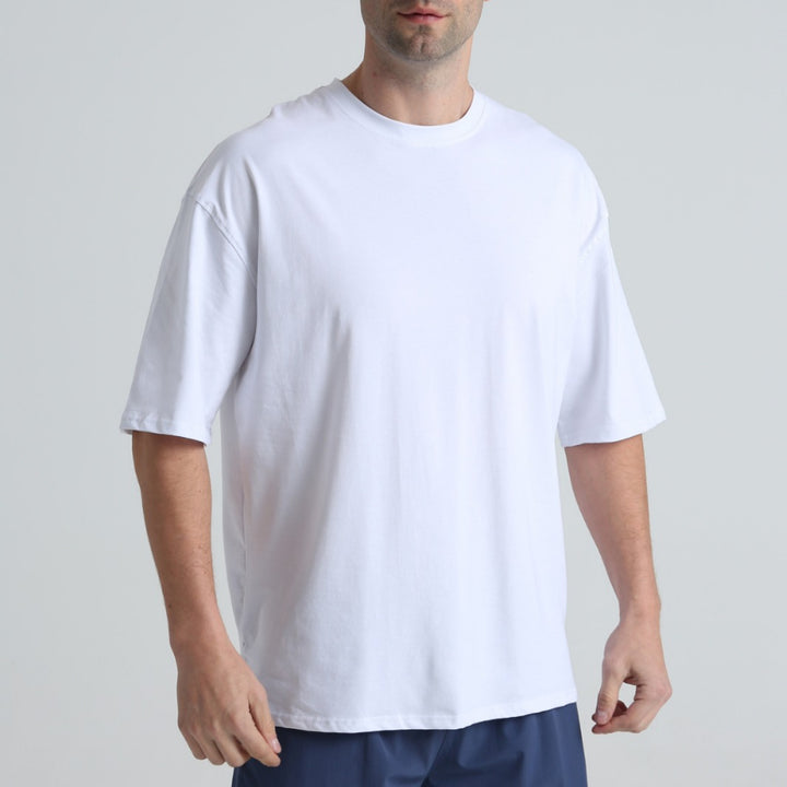 Herrer Behagelig Loose-Fit T-shirt lavet af kvalitetsbomuld Stilla
