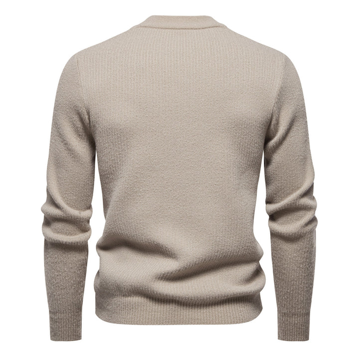 Herrer Struktureret Farveblokk Pullover Sweater Stilla
