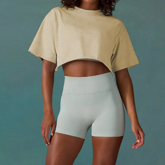 Stilla | Komfortabel Løs Fitness Top Sport T-shirt