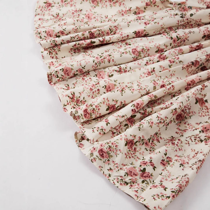 Dame Floral Maxi Kjole Stilla