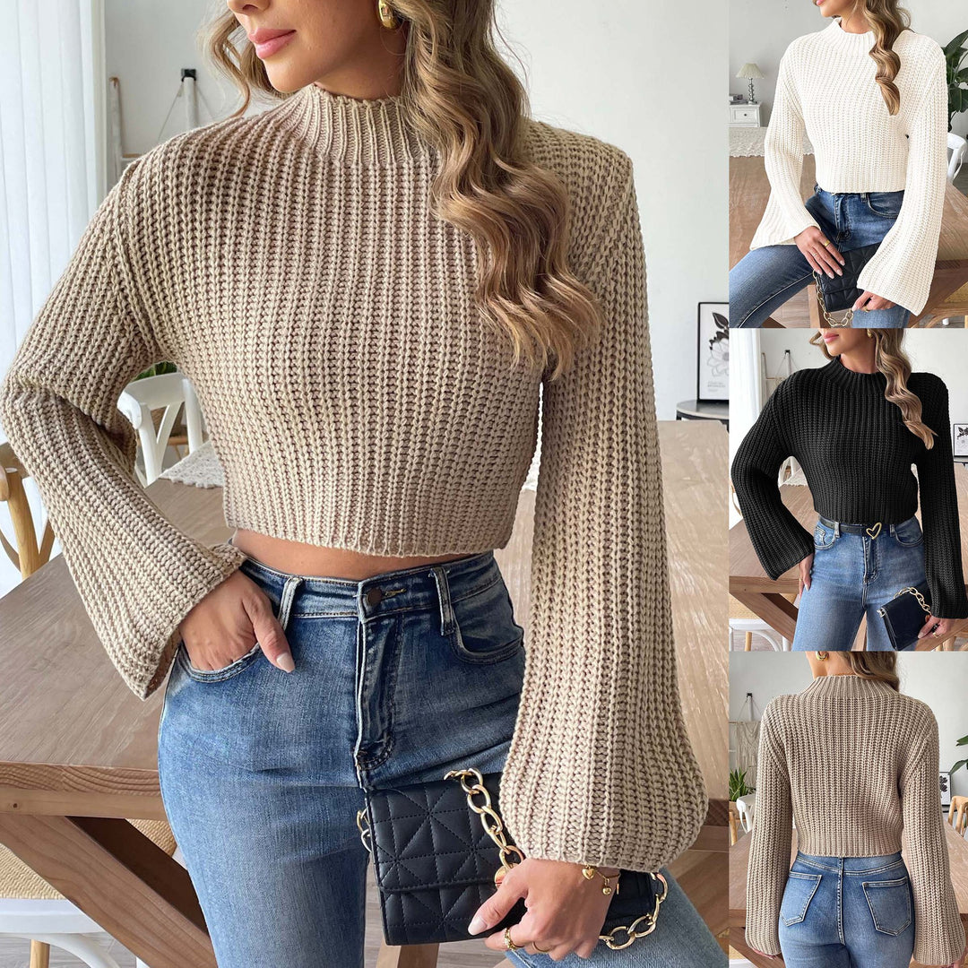 Dame Grovstrik Pullover Stilla