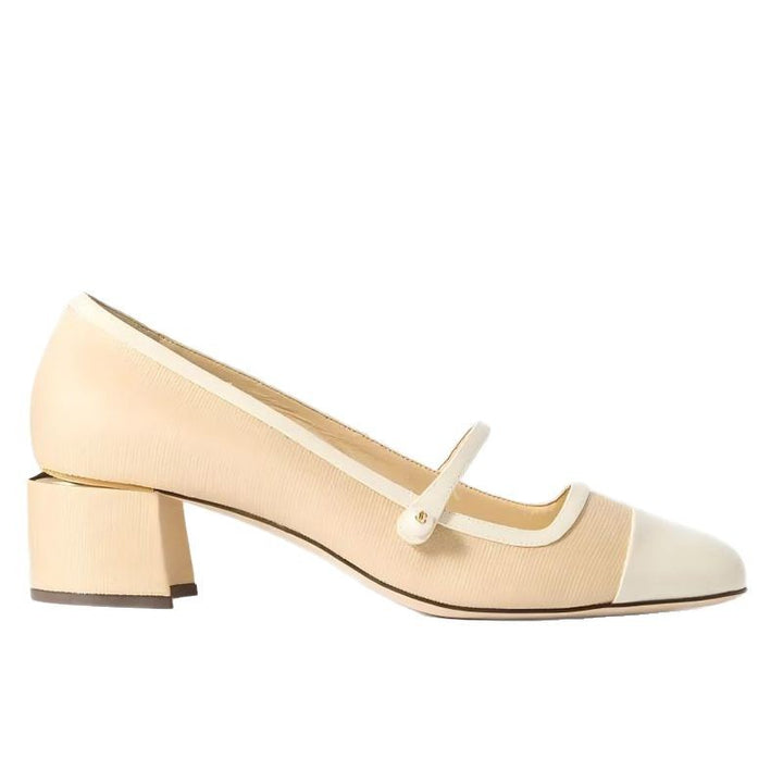 Femme High-Heel Mary Jane pumps med elegant rem-detalje Stilla