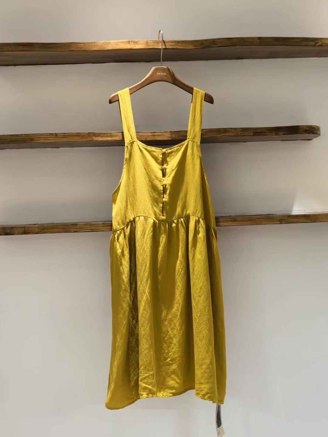 Femme Afslappet Fit Knap-Front Solkjole Stilla