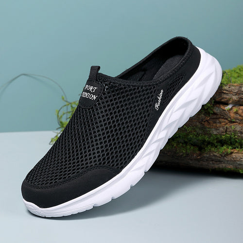 Herrer Letvægts Åndbare Slip-On Gå Sko Stilla
