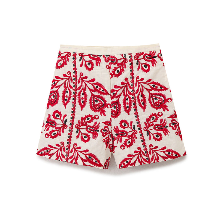 Femme Bestikede Sommer Shorts Stilla