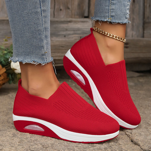Dame Slip-On Sneakers med åndbart overmateriale og komfortabel sål Stilla