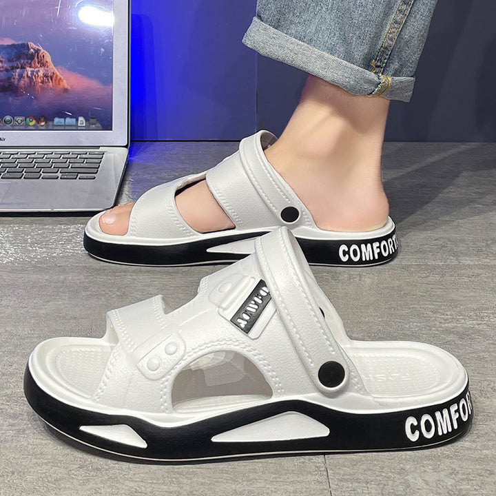 Dame Komfortable og holdbare wellness-sandaler med justerbar rem og skridsikker sål Stilla