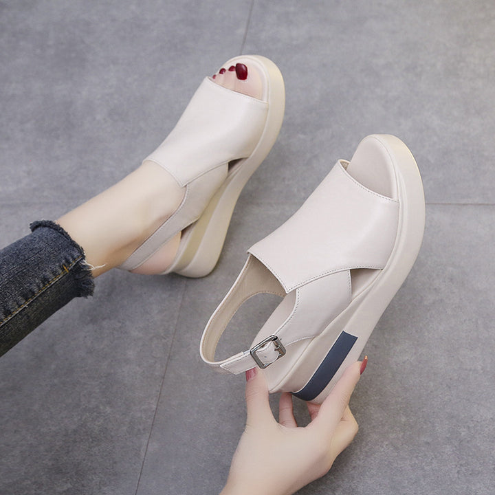 Dame Slingback-sandaler med elegant snit og luftig pasform Stilla