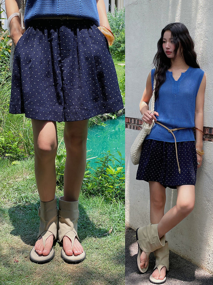 Dame lette shorts med elastisk linning og lommer Stilla