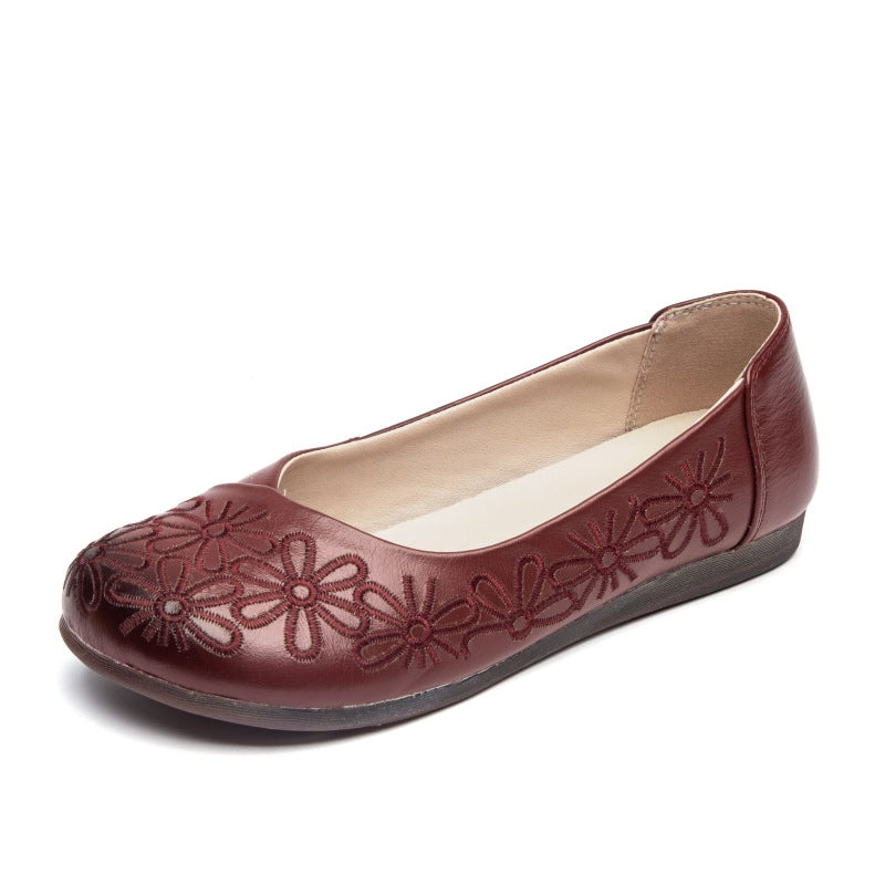 Dame Floral Bestickede Ballerinas Stilla