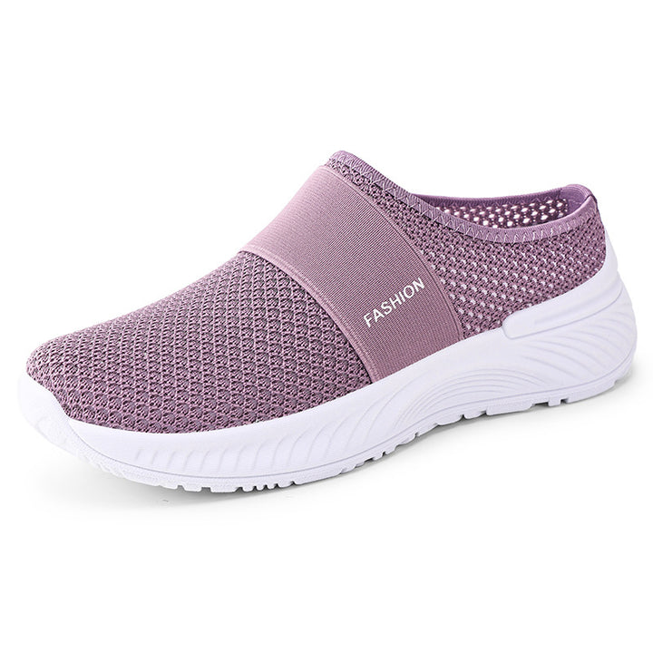 Dame Fleksible Slip-On Fritidssko med åndbart netdesign Stilla