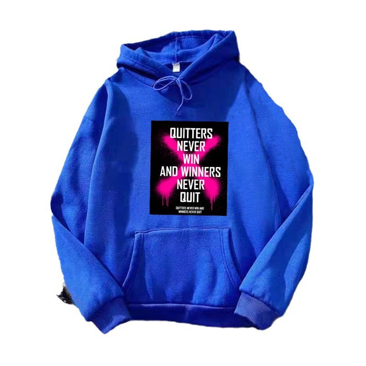 Dame hoodie med inspirerende motiv Skovae