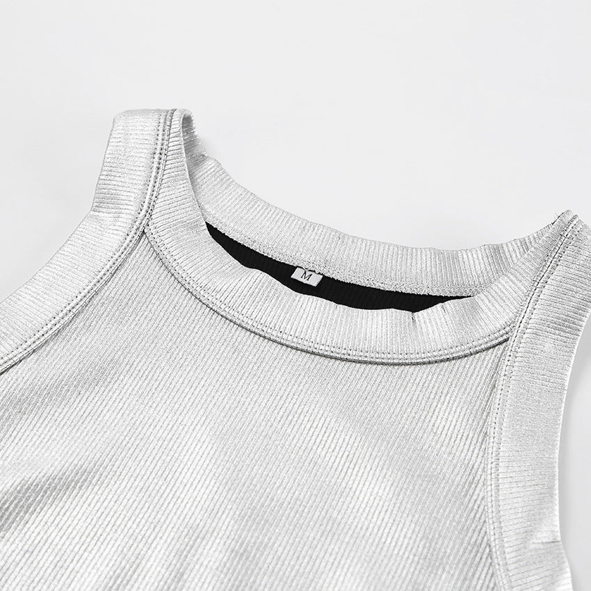 Dame Sporty Top med Zipper Stilla