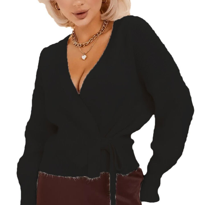 Femme Wrap Front Strikjakke Stilla