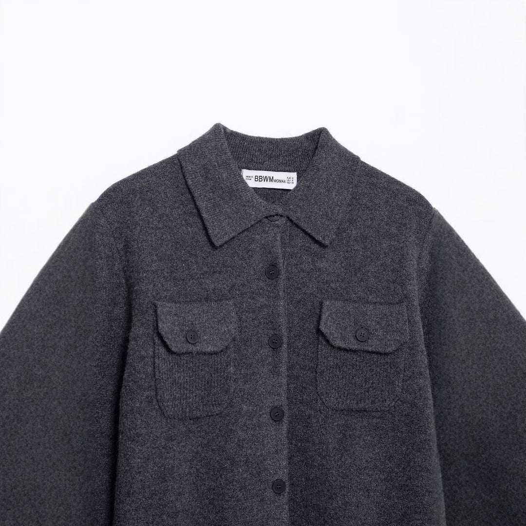 Femme Button-Up Utility Cardigan Stilla