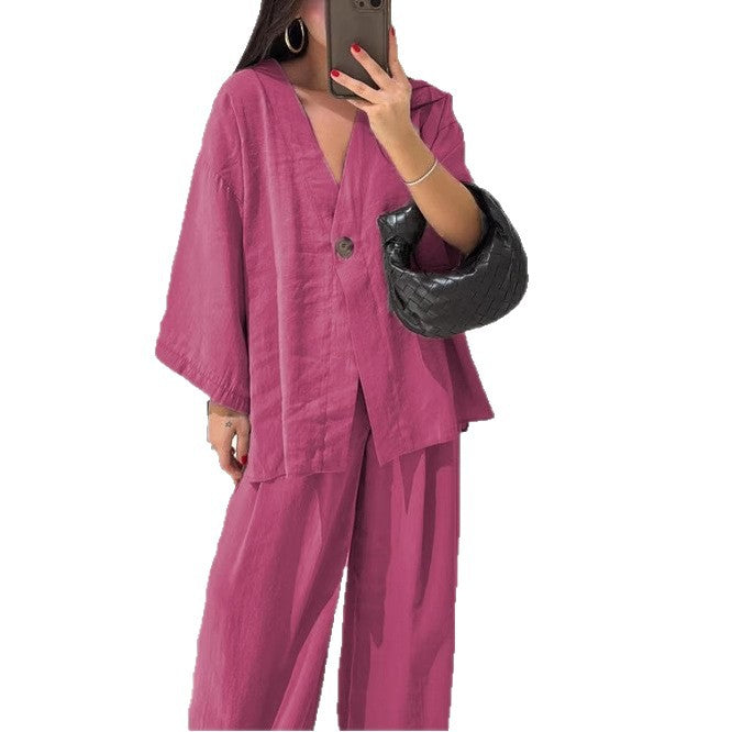 Dame luftig Kimono-style Overgang med bred skæring Stilla