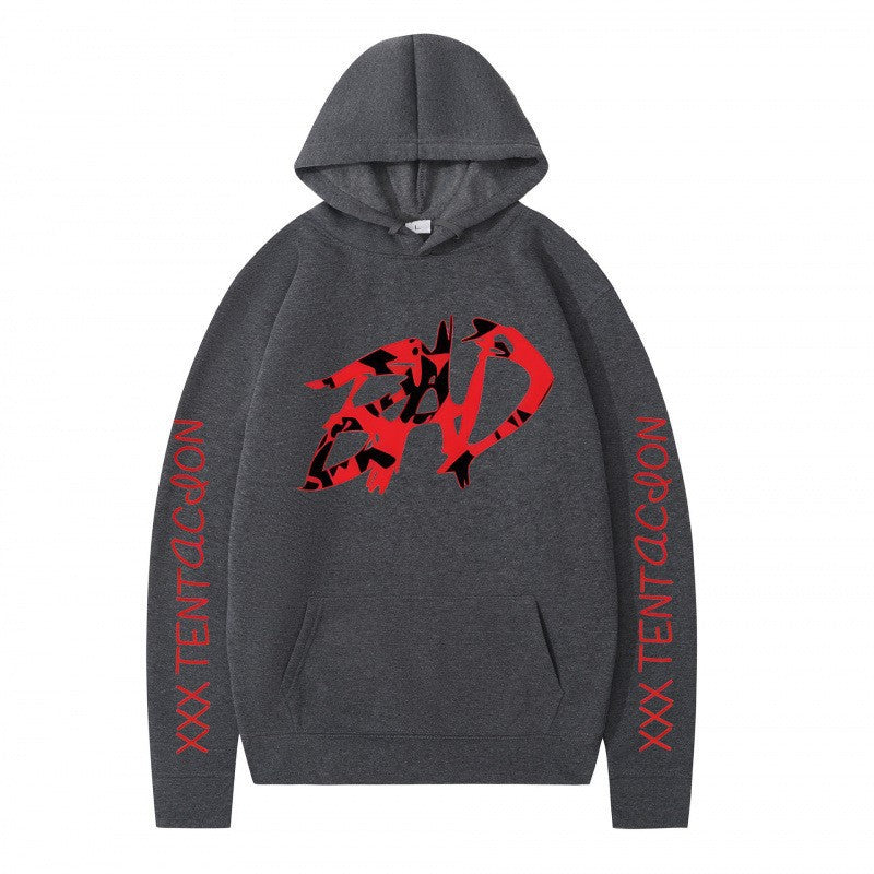 Kvinder hoodie med iøjnefaldende grafisk tryk og afslappet pasform Skovae