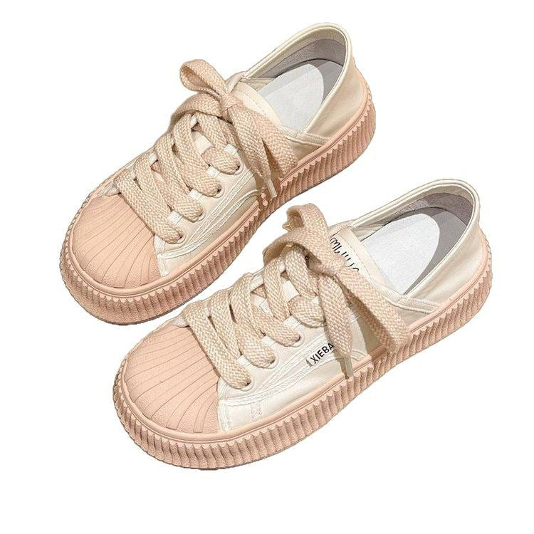Dame Sneakers i sporty retro-stil med skridsikker sål Stilla