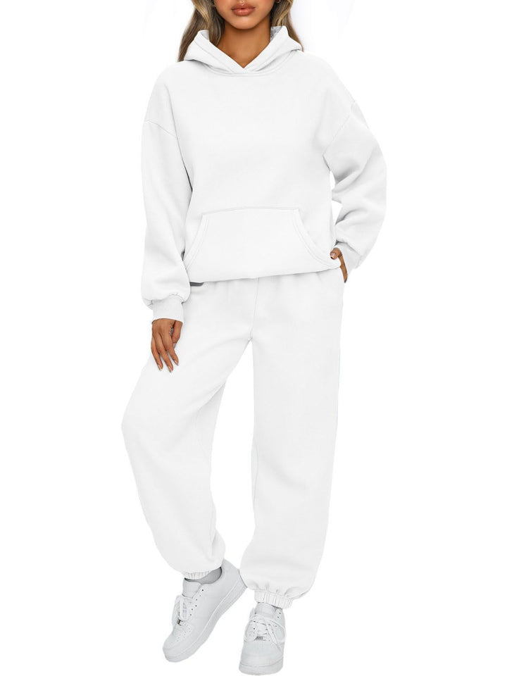 Kvinders hyggelige sweater og jogger sæt Skovae