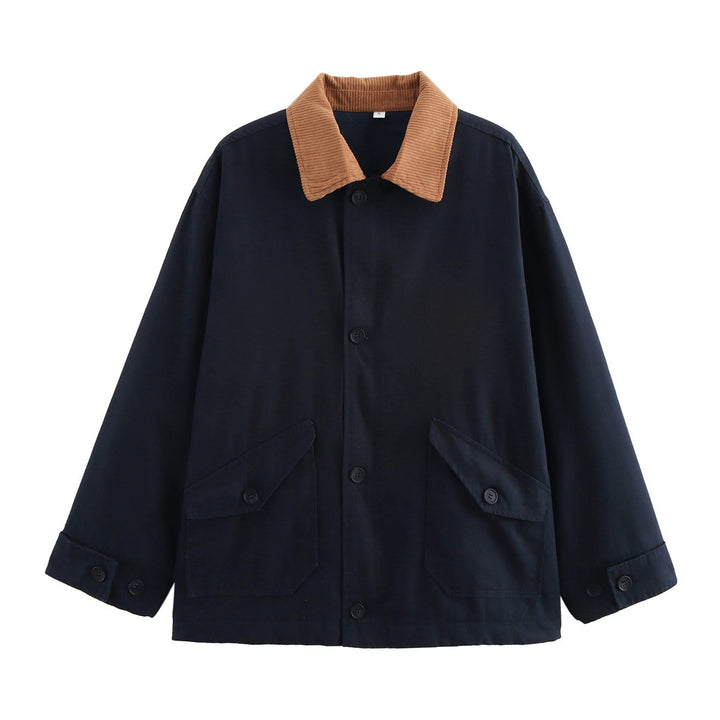 Femme Utility Jakke med Corduroy-krave Stilla