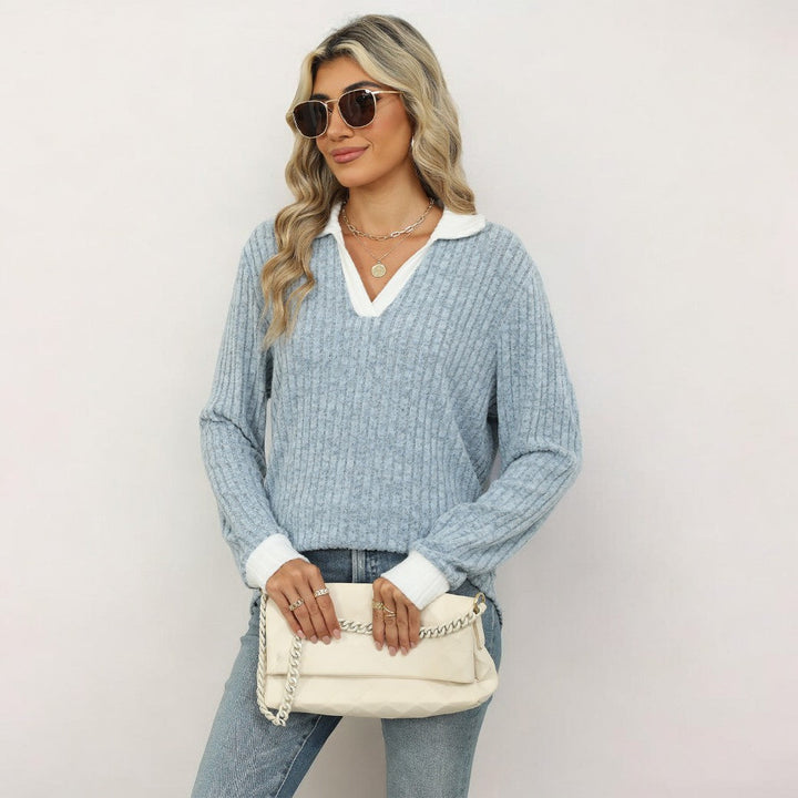 Stilla | Klassisk Bluse Med Lange Ærmer