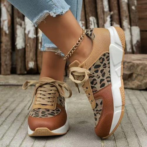 Dame Sporty Sneakers med Dyremønster Stilla