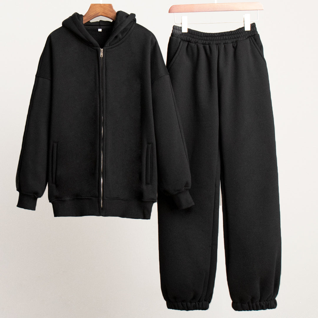 Kvindernes sporty hoodie og joggingbukser sæt Stilla
