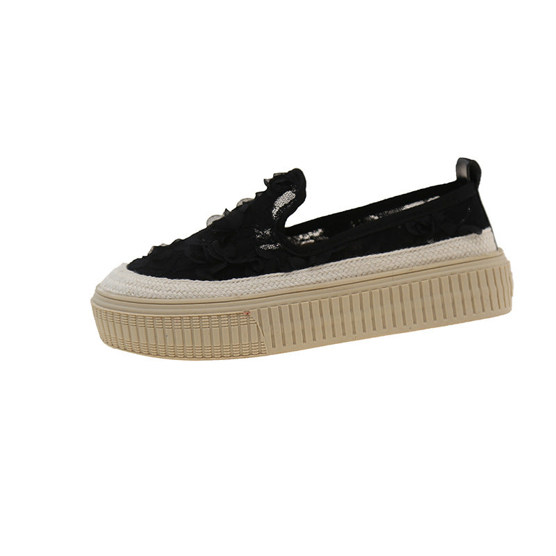 Damer Floral Pyntet Slip-On Sneakers Stilla
