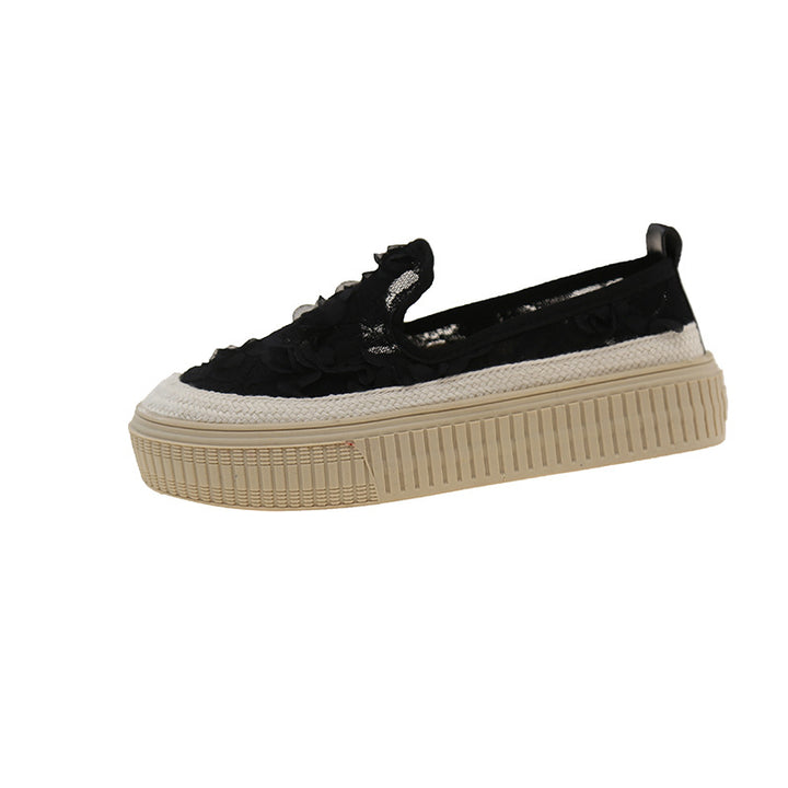 Damer Floral Pyntet Slip-On Sneakers Stilla