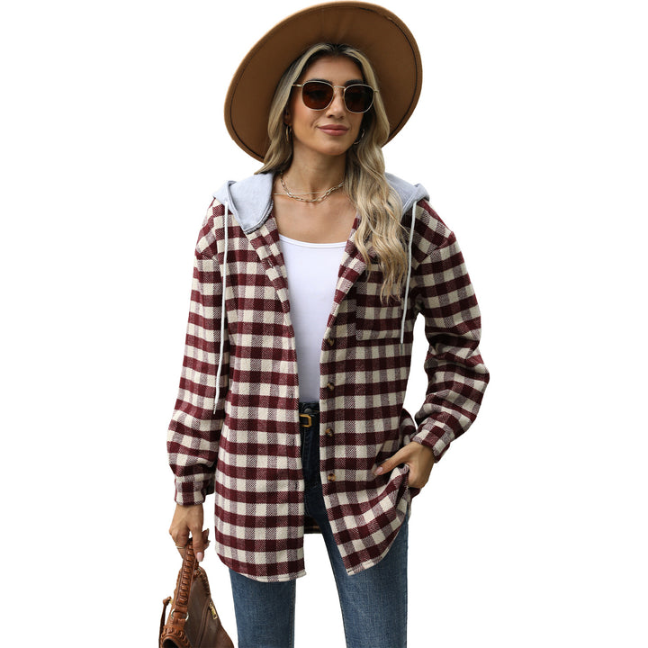 Dame Ternet Overshirt med Hætte Stilla