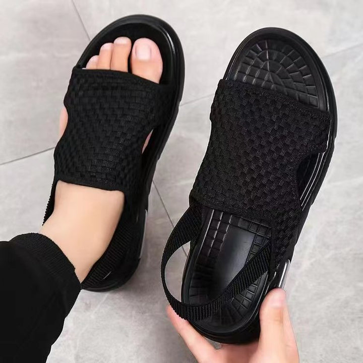 Dame Åndbare Fritidssandaler med elastisk Rem og Dæmpende Sål Stilla
