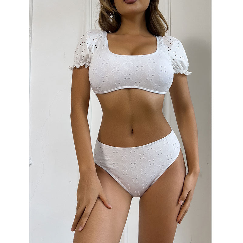Dame Crop Top og Høj Talje Slip Stilla