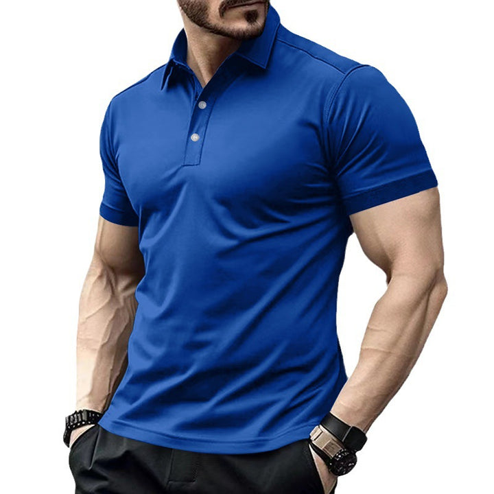 Herrer sporty polo t-shirt med fugttransporterende teknologi Stilla