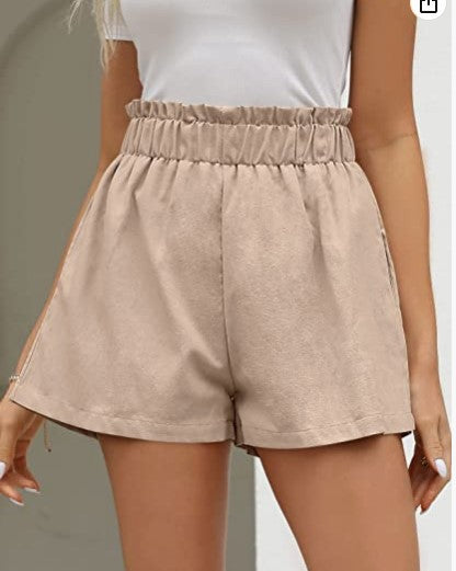 Kvinders shorts med elastisk talje og sidelommer Stilla