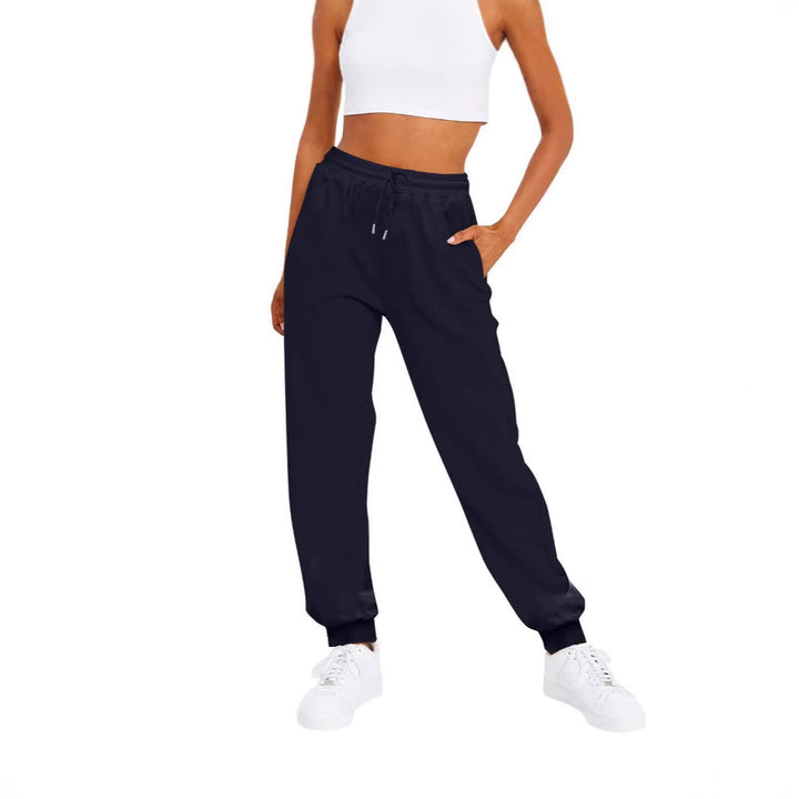 Kvindernes komfortable joggingbukser med elastisk talje og sidelommer Skovae