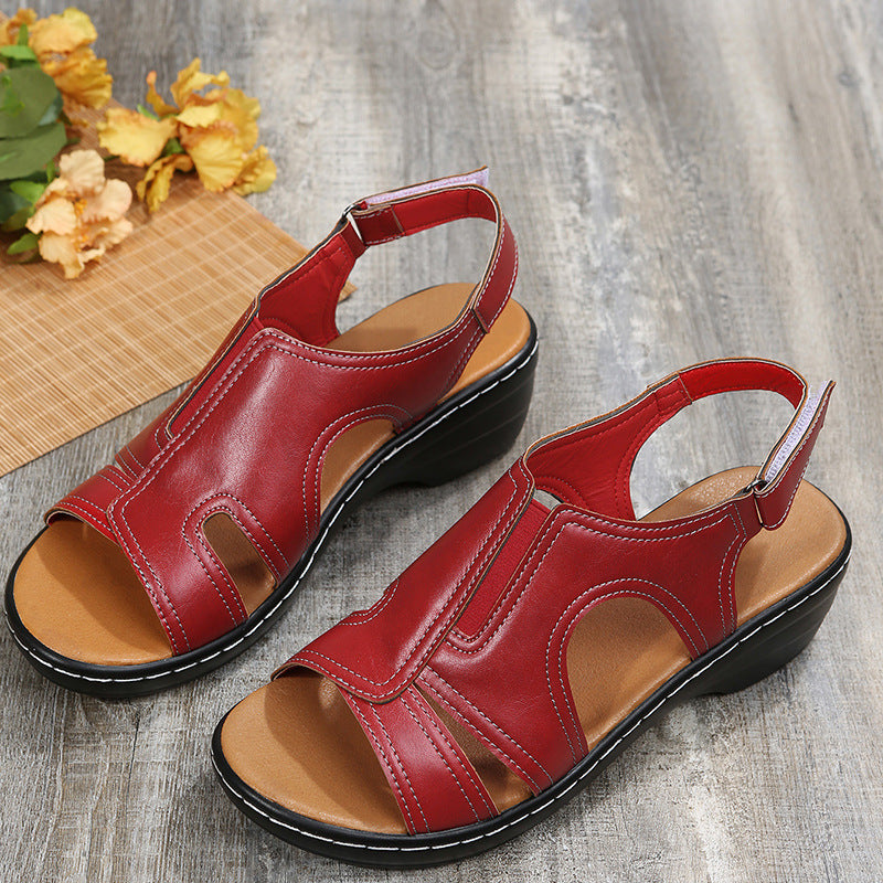 Dame komfortable sandaler med modigt design Stilla