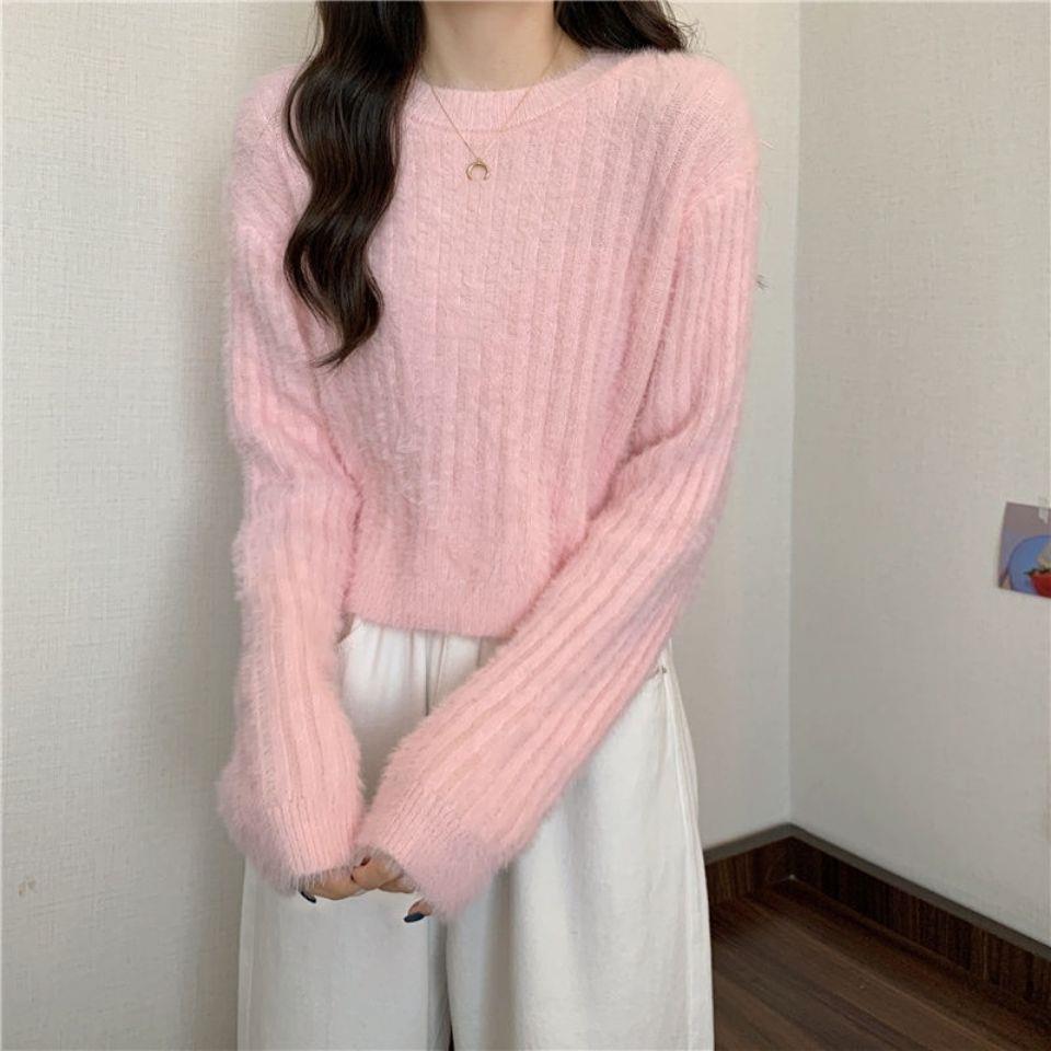 Kvinders hyggelige strikket sweater med blødt materiale Stilla