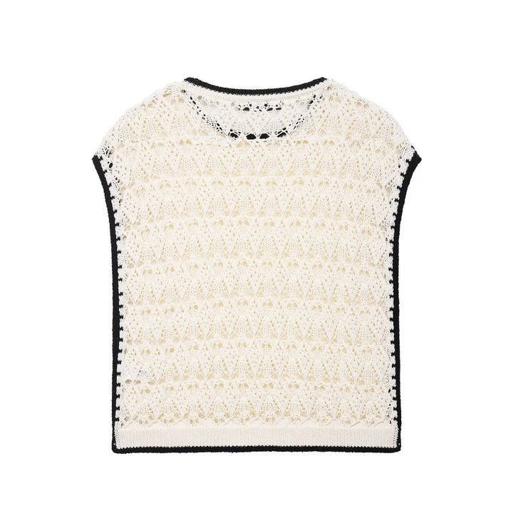 Femme Strikket Spidsetop Stilla