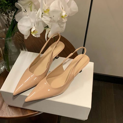 Dame elegante Slingback-hæle Stilla