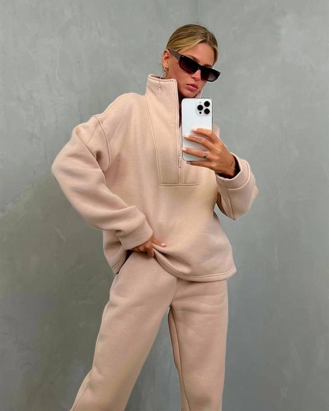 Stilla | Casual Zipper Sports Suit To-Piece Set