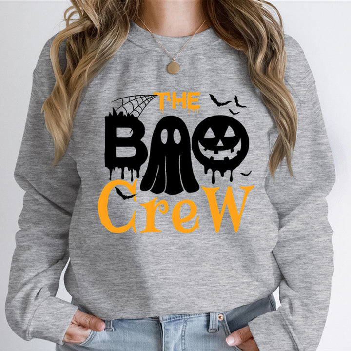 Kvinders sweatshirt med Halloween-tema og kreativ grafisk tryk Stilla