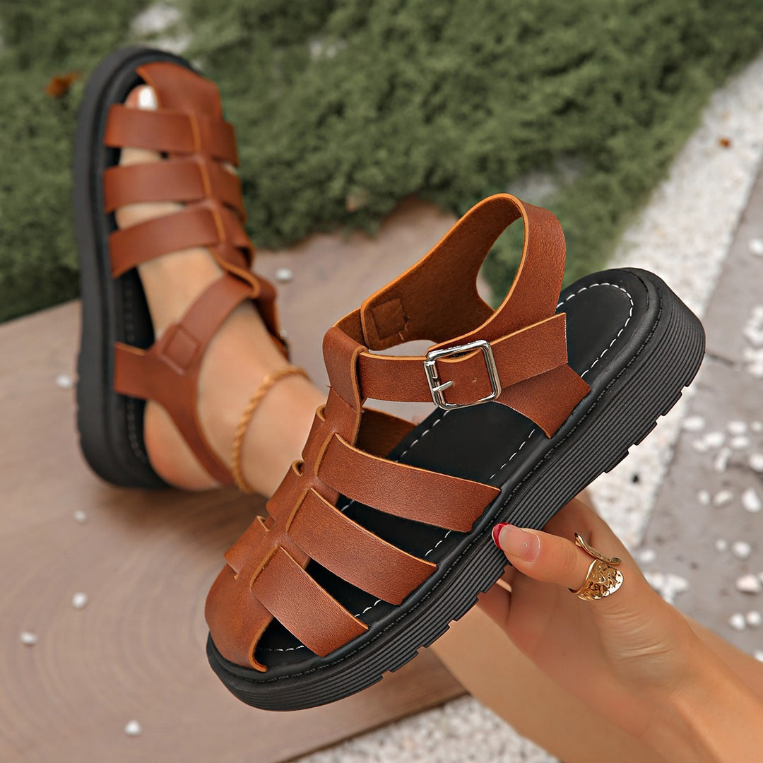 Dame komfortable og moderne sandaler med justerbare remme og skridsikker sål Stilla