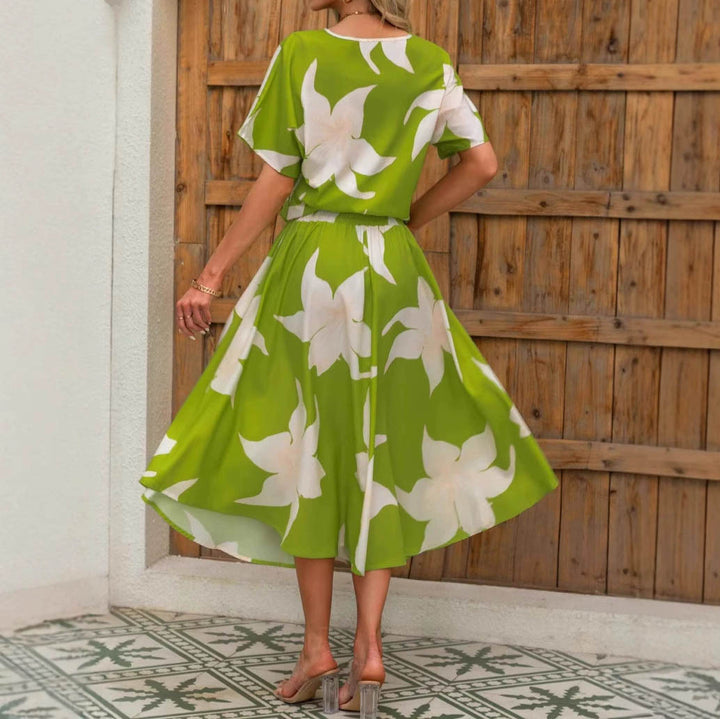 Dame Luftigt Maxikjole med florale accenter Stilla