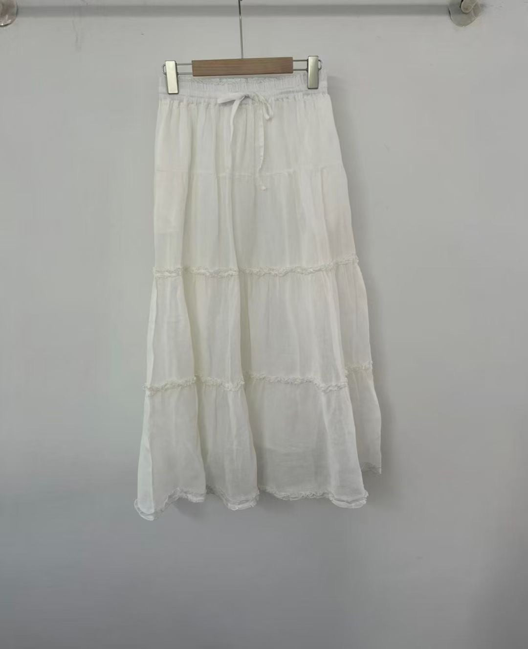 Femme Bohemian lagdelt Maxi-nederdel Stilla