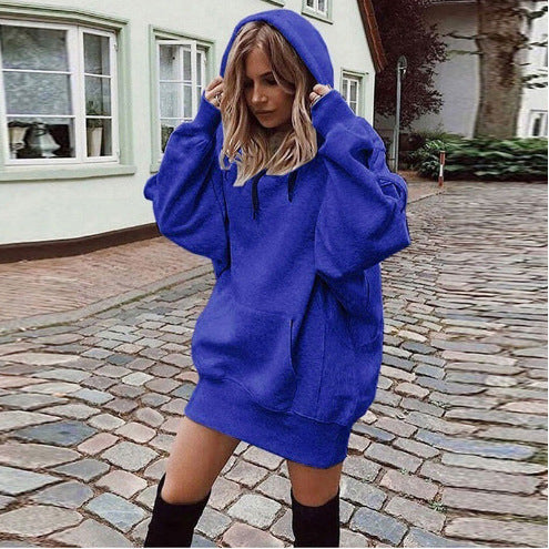 Dame Oversized Hætte-Sweatshirtkjole Stilla