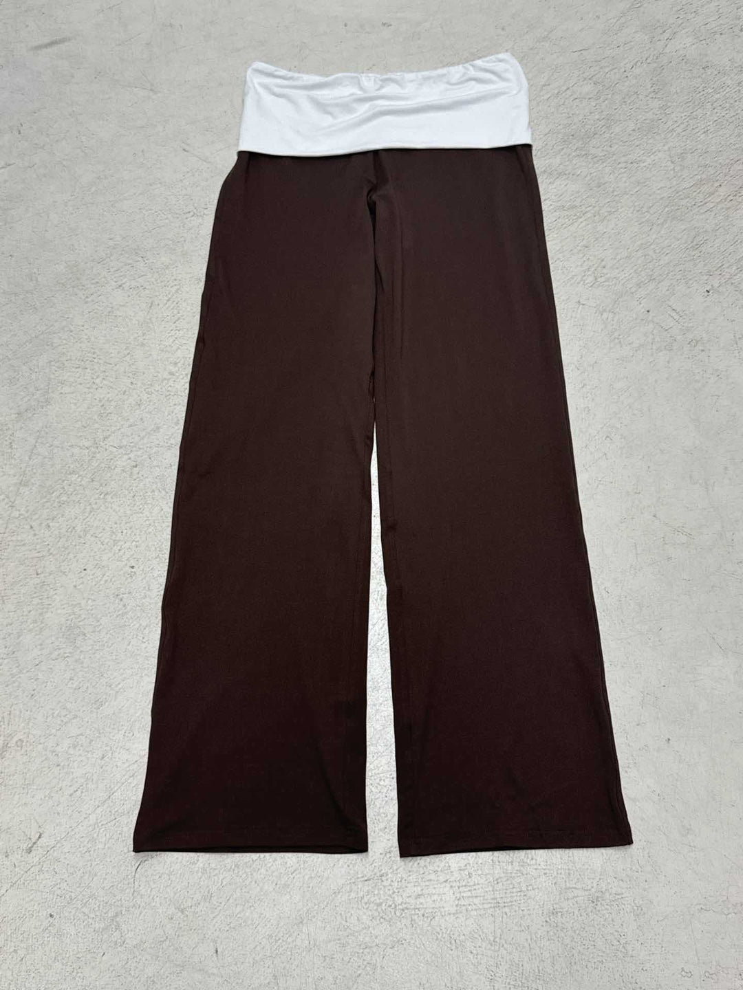 Dame Flared-Leggings med blomstertryk og høj talje Skovae
