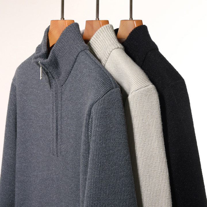 Herre Thermo Zip-Up Pullover Stilla