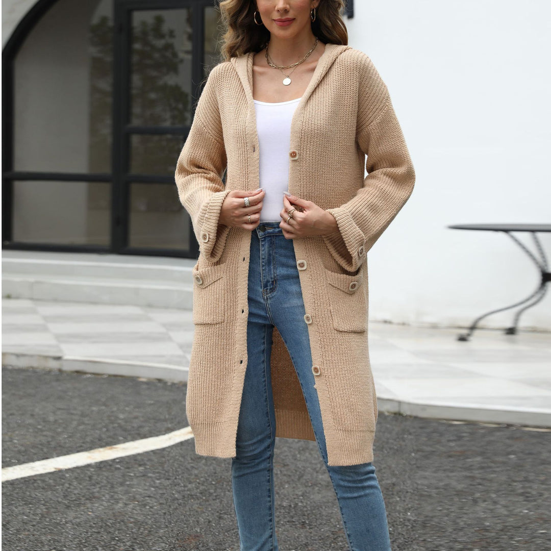 Kvinders cardigan med stor komfort og elegant knapdetalje Stilla