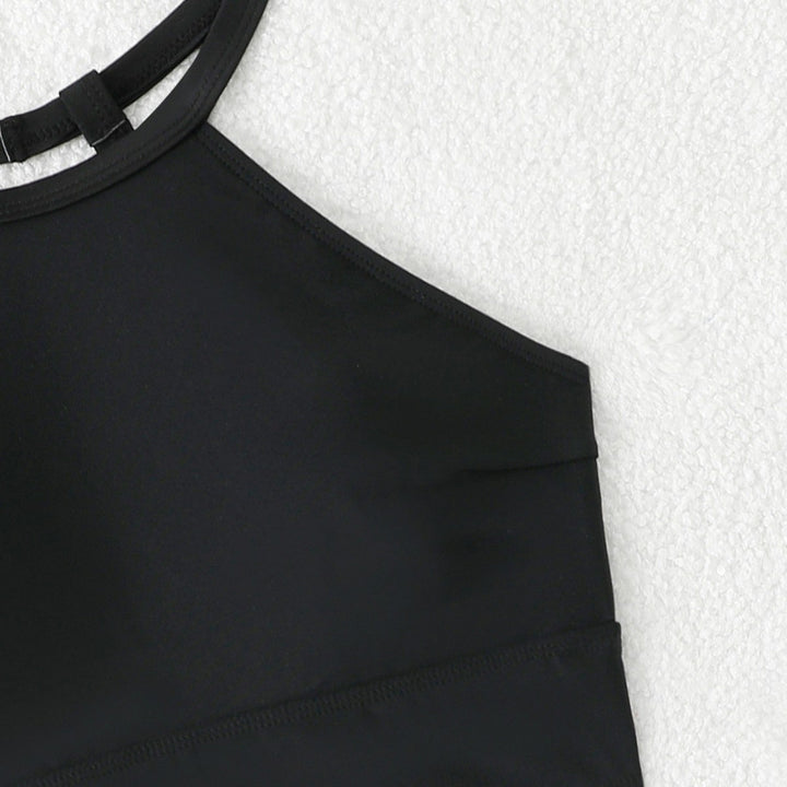 Dame Sport-Bikini med højt skåret bund og moderne Racerback Stilla